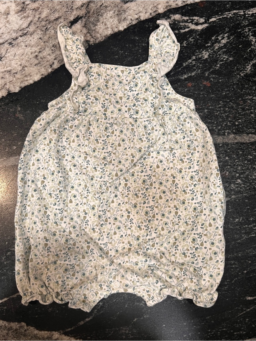 Carter’s 18M Floral Ruffle Bubble Romper